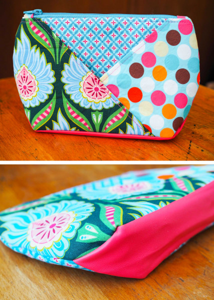 Ebook Schnittmuster Täschchen Trikki in Patchworkoptik von sitztwackeltundhatluft