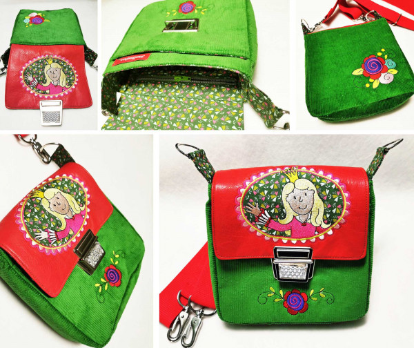 Crossbody Bag "Käthe", Kleine Umhängetasche, Ebook PDF-Schnittmuster