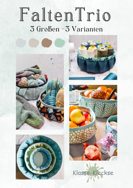 FaltenTrio, schnell genähte Ordungshelfer, Ebook