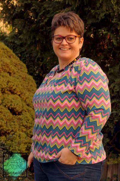 Schnittmuster Plus-Size-Shirtbluse "Luna XL" von Bienvenido Colorido