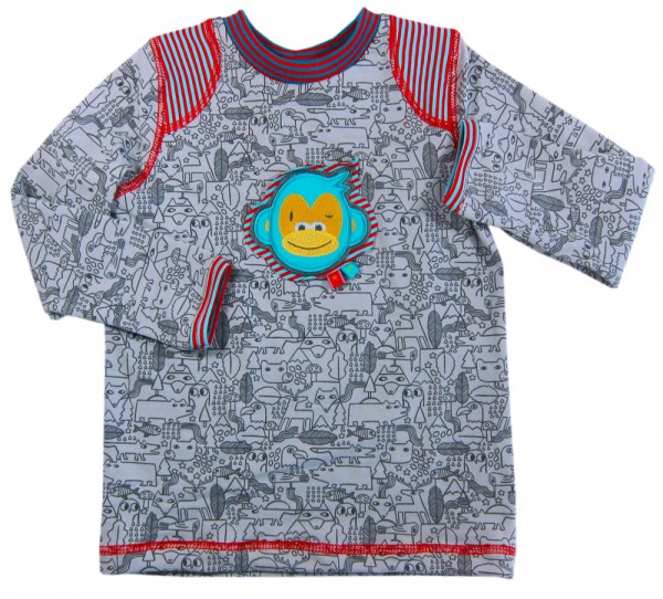 Pattenshirt Ebook Schnittmuster Affenjersey