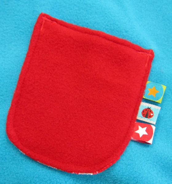 aufgesetzte Tasche für Kleid Amelie