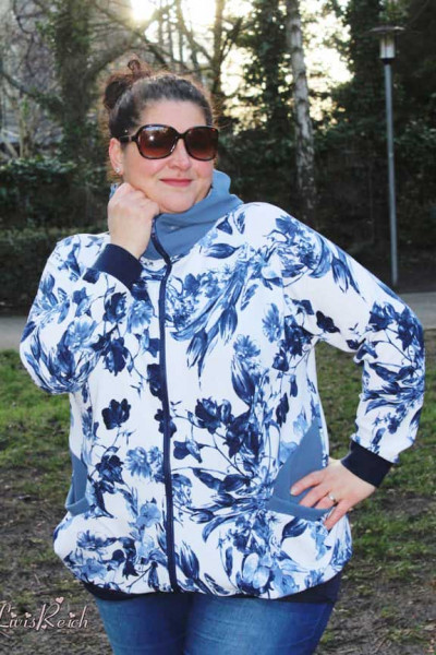 Paula XL, Plus-Size-Raglanjacke, Schnittmuster