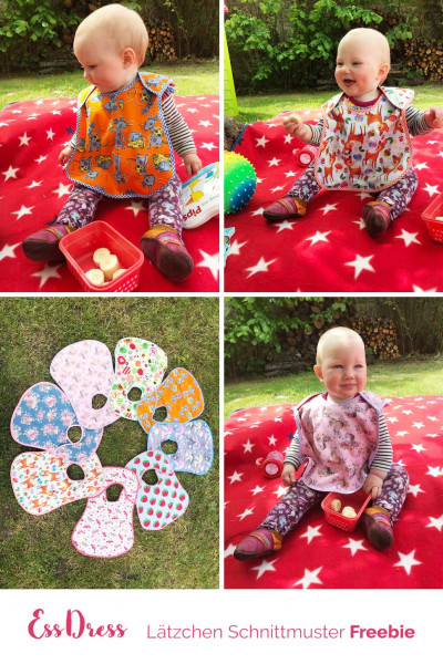 Lätzchen Schnittmuster kostenlos downloaden