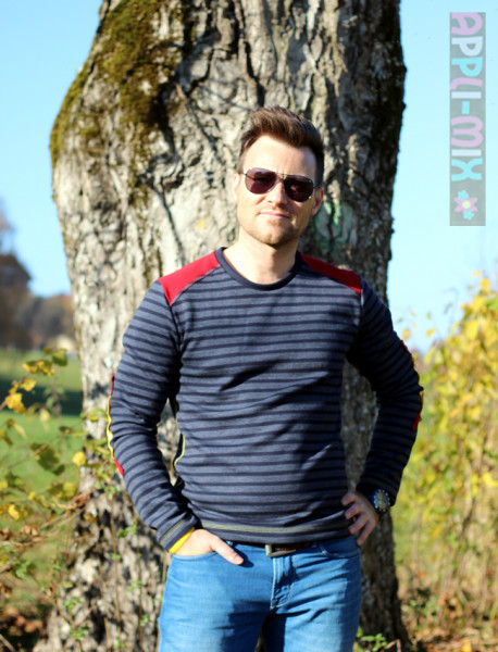 Mister Pepe, Herrenshirt mit Schulterpasse, Schnittmuster