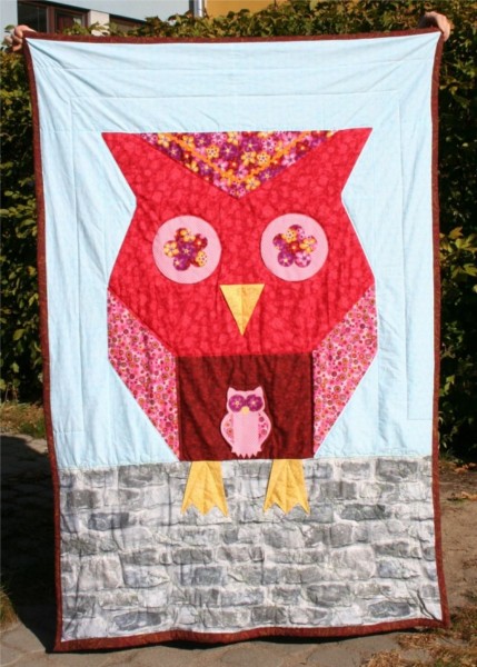 Das große UHUHU, Patchworkdecke, Kreativ-Ebook als Geschenk