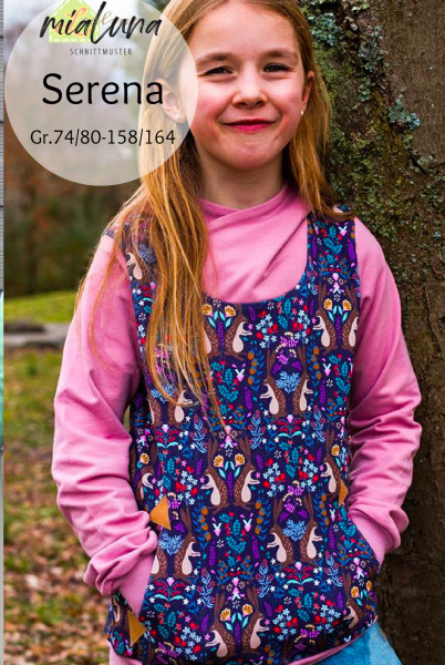 Serena, Kinder-Hoodie, Schnittmuster