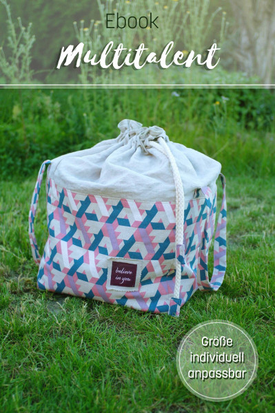 PDF Schnittmuster Multitalent Tasche in 3 Größen