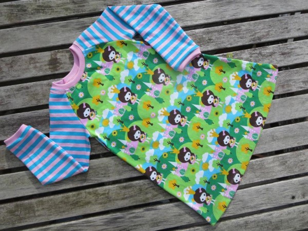 Raglankleid, Klimperklein, Schnittmuster