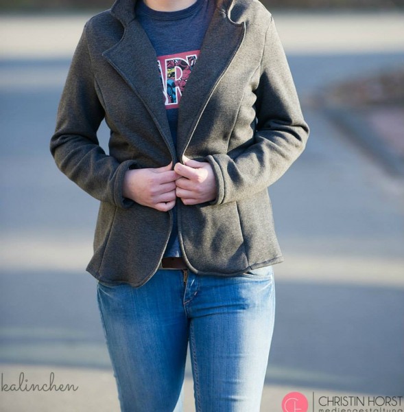 Lady Grace, Sweatblazer, Schnittmuster