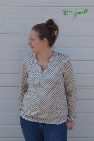 Lady Cassidy, Damentunika aus Webware, Schnittmuster
