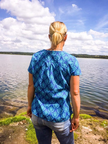 Lady Cassidy, Damentunika aus Webware, Schnittmuster