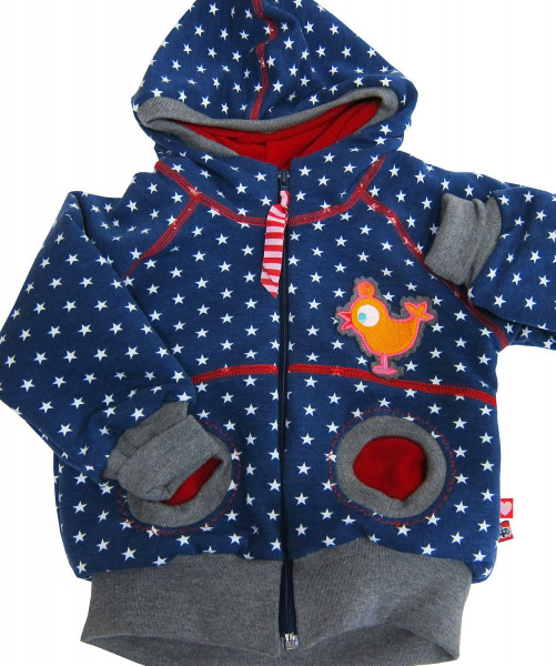 HUGO, Sweatjacke, Schnittmuster