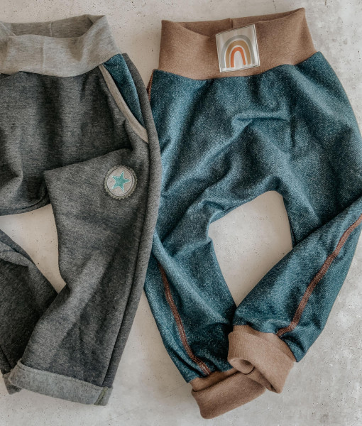 Schnittmuster Checkerhose Klimperklein in schmaler Passform Gr. 44-104