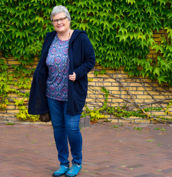 Ana XL, Damen-Strickjacke, Schnittmuster