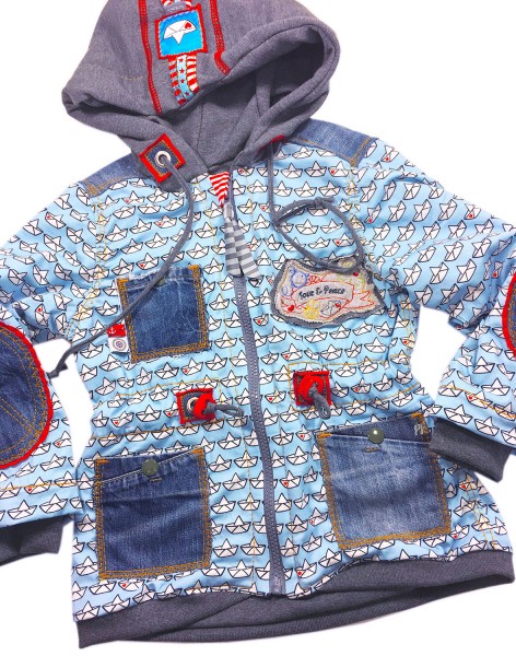 Schnittmuster Kinderjacke "Zacko" von Farbenmix