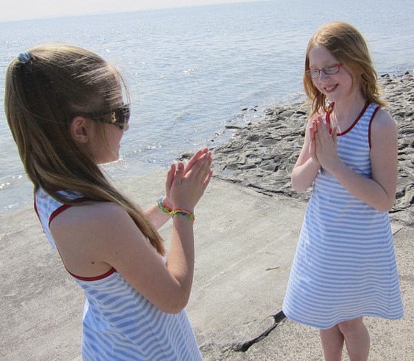 Jerseykleid für Kinder nähen, Schnittmuster Whitney für Nähanfänger