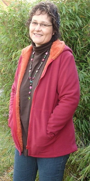 PELLWORM, Damen Fleecejacke, Schnittmuster