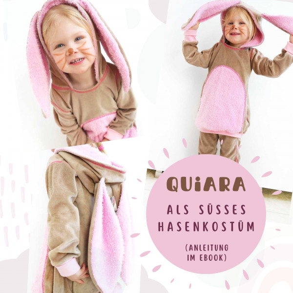 Quiara Kindershirt als Hasenkostüm nähen