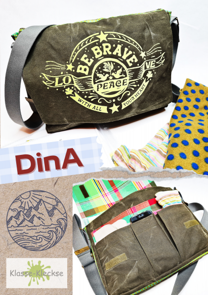 DinA, handliche Messengerbag, Kreativ-Ebook