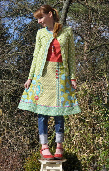 Langeneß, Bahnenrock, Schnittmuster