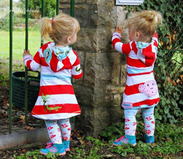 Schnittmuster Kapuzenkleid Jersey - Nika von Fusseline