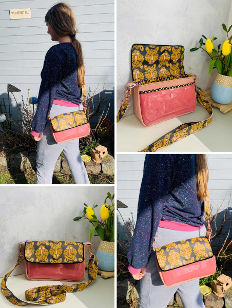 Umhängetasche Idde Schnittmuster Ebook von Puschenhexe