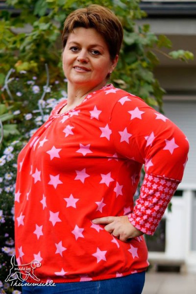 Big Lady Leana, Plus-Size-Damenshirt, Schnittmuster