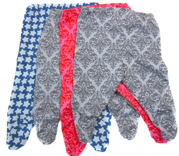 Babyhose mit Füßchen nähen - Schnittmuster mit Anleitung