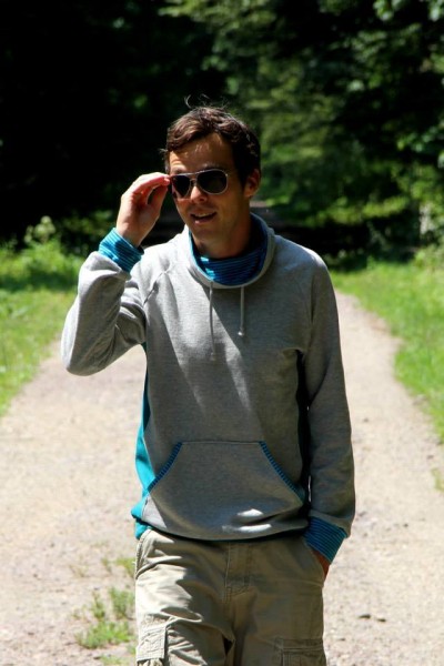 Schnittmuster Hoodie für Männer - Mister Comet von Mialuna