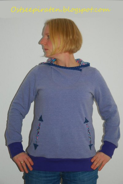 Lady Serena, Damen-Hoodie, Schnittmuster