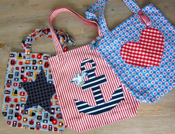 Gratis Schnittmuster Einkaufsbeutel