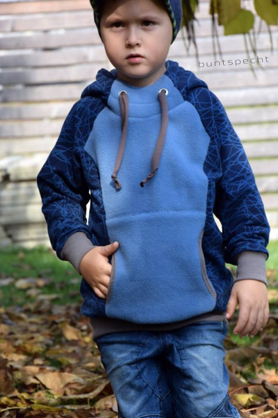 Comet, Hoodie Schnittmuster, MiaLuna