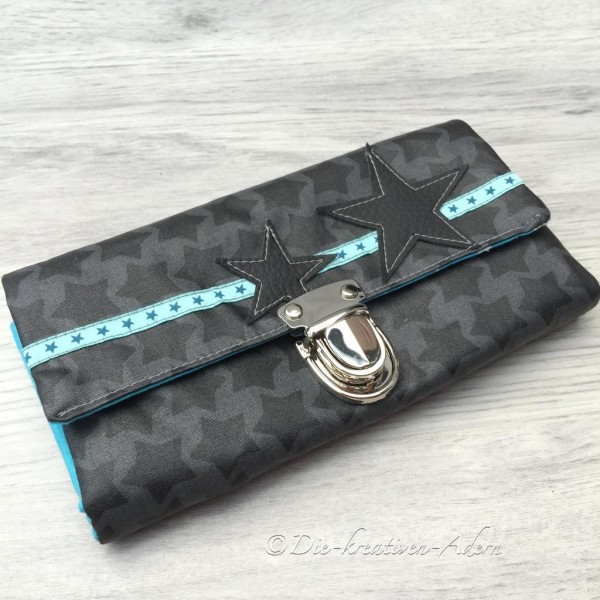 Kostenlose Näkanleitung Geldbörse mit Steckschlosse