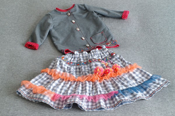 Lisann, Stufenrock, Schnittmuster