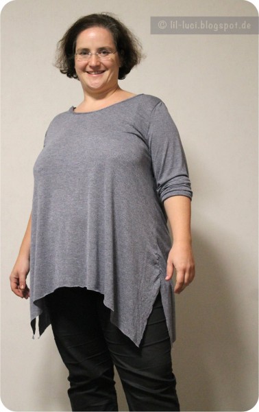 Indira Zipfelshirt in Plus Size nähen