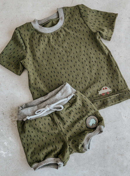 PDF-Schnittmuster Sweatpants, Sweathose, Sweatshorts für Kinder nähen