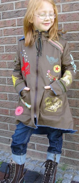 JADE, Kindermantel, Schnittmuster