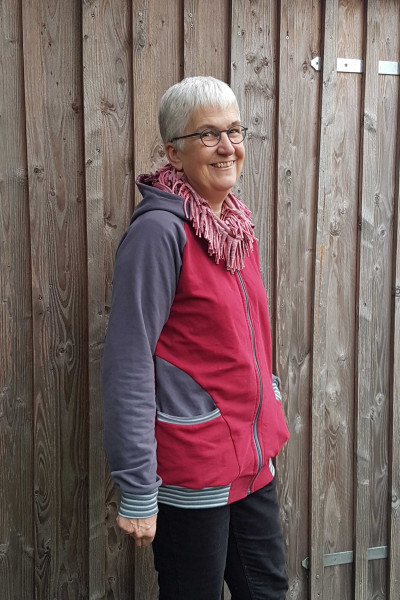 Paula, Damen Raglanjacke/Sweatshirt Damen, Schnittmuster