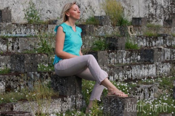 AVA, Chino-Hose für Damen, Schnittmuster