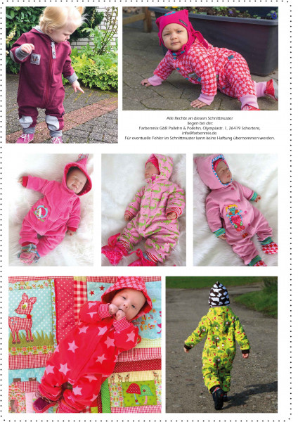 Babyoverall Tommi, Schnittmuster