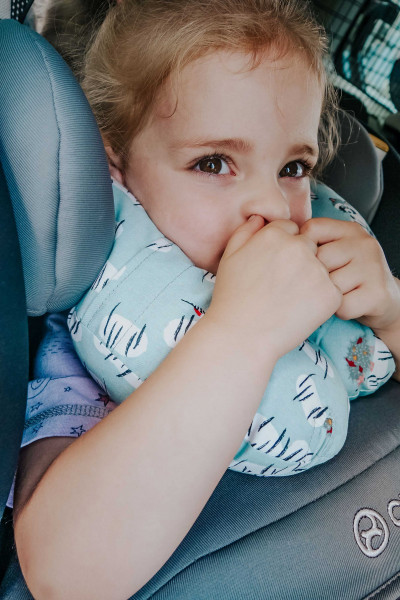 Nackenhörnchen Schnittmuster mit integrierter Tasche und Kabelöffnung