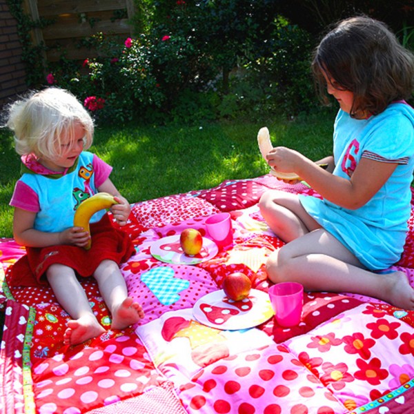 Picknickdecke Patchworkdecke Nähanleitung kostenlos downloaden