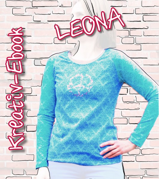 LEONA, Damen-Raglanshirt, Schnittmuster