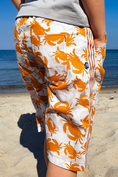 Nähanleitung Schnittmuster "machmalhalblang", Bermuda, Shorts, Kurze Hose, Gr. 86/92 - 146/152 für Jungs und Mädchen