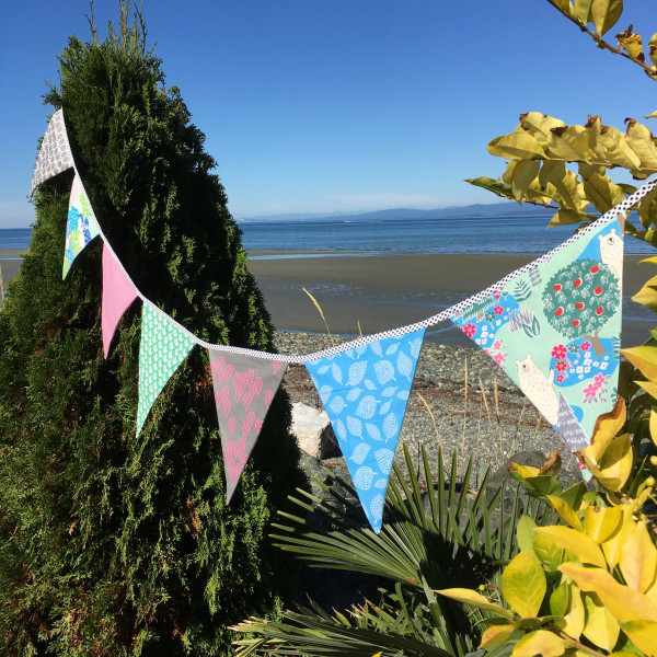 Outdoor-Wimpelkette selber nähen, Ebook-Schnittmuster zum Downloaden