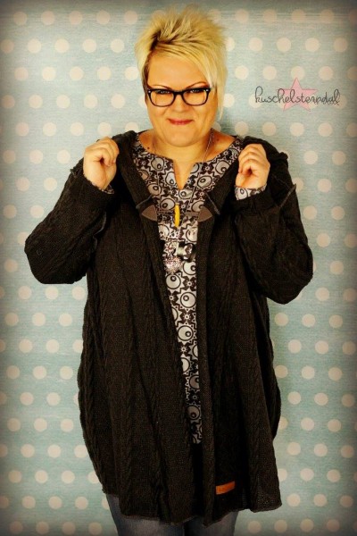 Ana, Damen-Strickjacke, Schnittmuster