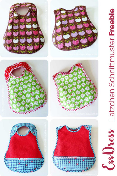 Babylätzchen mit amerikanischem Ausschnitt nähen