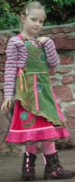 GESKE, Kinder-Trägerkleid, Schnittmuster