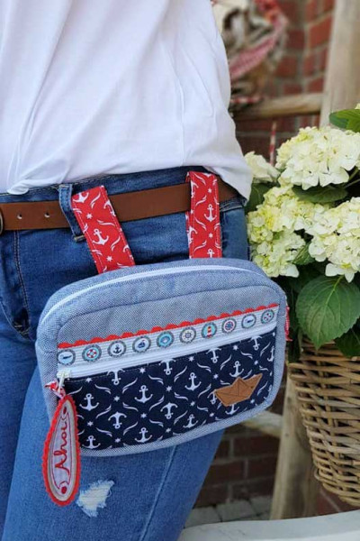Gürteltasche "Heti" maritimer Style